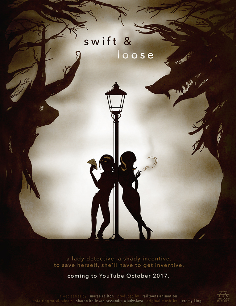 Swift And Loose animated web series: Film noir poster